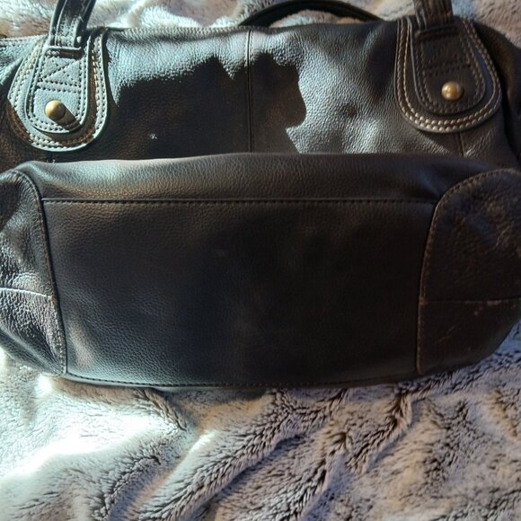 The Sak Women's Brown Pebbled Leather Hobo Handbag GUC - Picture 8 of 13